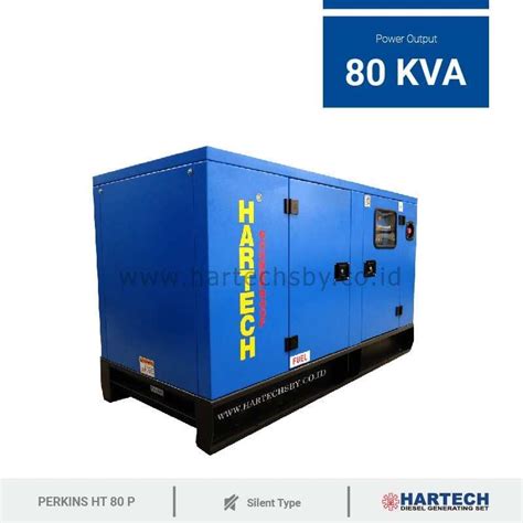 Jual Genset Perkins 80kva Silent Type Ht80p Hartech