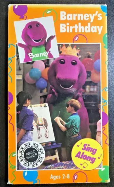 Barney Friends Barney S Geburtstag Vhs Video Band Hinterhof Gang