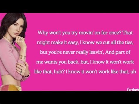 Gracie Abrams I Know It Won T Work Lyrics Youtube