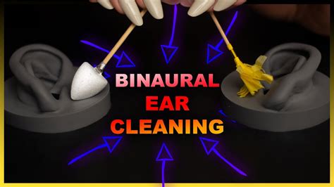 Asmr Binaural Ear Cleaning No Talking 1 Hour Deep Sleep Youtube