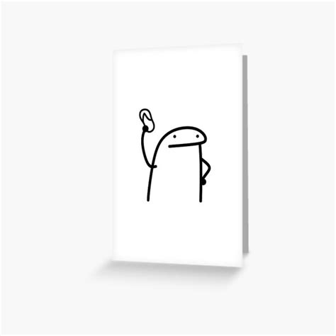 Flork Chancla Greeting Card By Sabahnaveed Redbubble