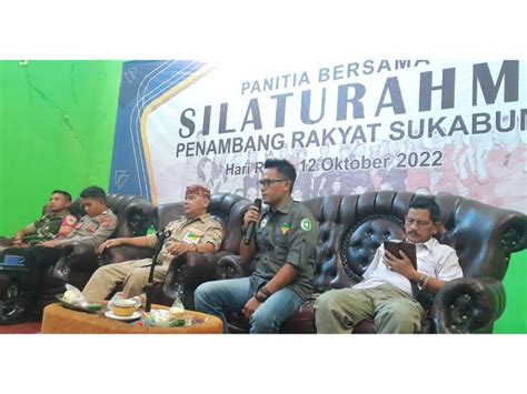 Hadiri Silaturahim Penambang Rakyat Sukabumi Semakin Kompak