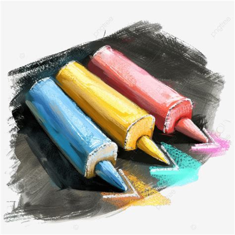 Cartoon Chalk Is Turning Off Light, Kawaii, Chibi, Mascot PNG ...