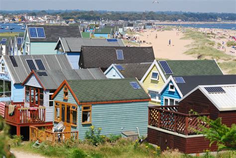 Beach Huts At Hengistbury Head Beach Hut Beach Cottages Dorset Coast