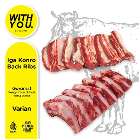 Jual Back Ribs Konro Daging Sapi Iga Konro Utuh Potongan 1kg