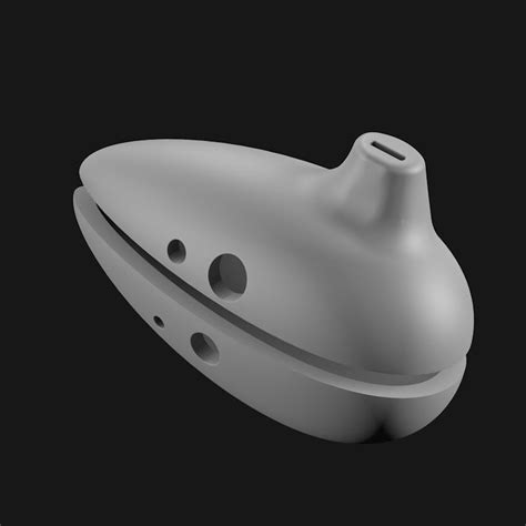 Ocarina 3d printing model stl