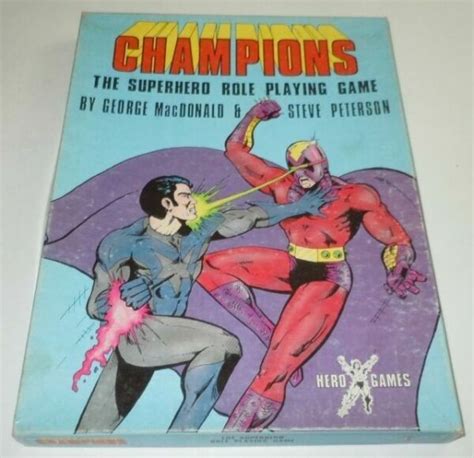 Champions Role Playing Game Hero Games Rpg 2nd Edition Revised