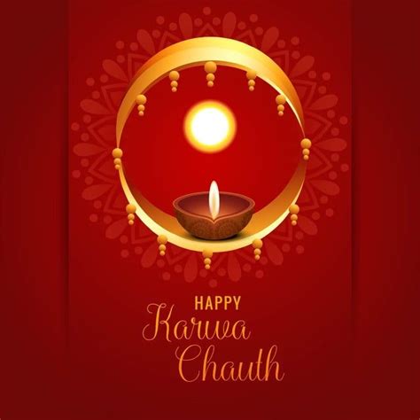 Karwa Chauth Vector Hd Png Images Lovely Karwa Chauth Indian Festival