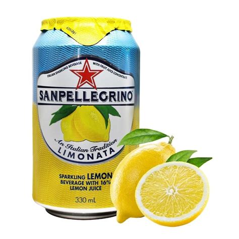 San Pellegrino 聖沛黎洛 氣泡水果飲料 檸檬口味 330毫升 X 24罐 Costco 好市多線上購物