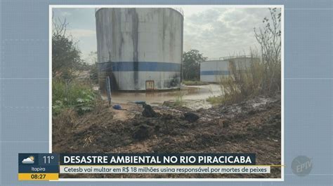 Companhia Ambiental De Sp Multa Empresa Respons Vel Por Mortandade De