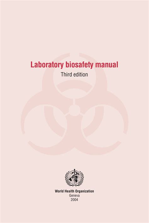 PDF Laboratory Biosafety Manual