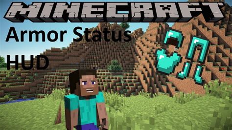 Armor Status Hud Mod Minecraft 1 8 Mod Showcase Youtube