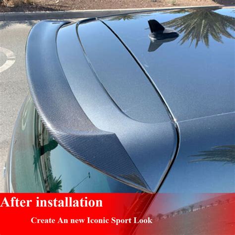 Carbon Fiber Rear Roof Spoiler Boot Wing Fit For VW Golf VI MK6 R20 GTI