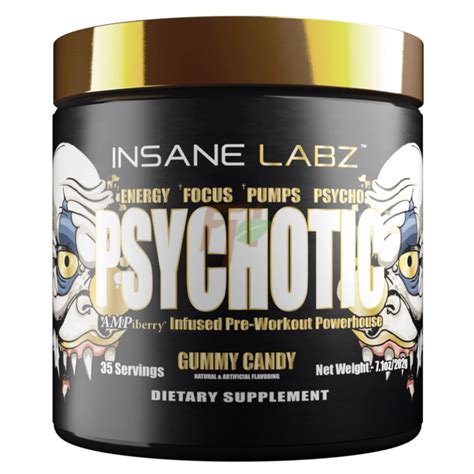 Insane Labz Psychotic Gold (35 порций) - Купить предтреник Психотик ...