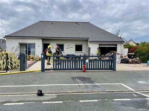 H Nanbihen Un Feu De Friteuse Se Propage Aux Combles Dune Maison Du