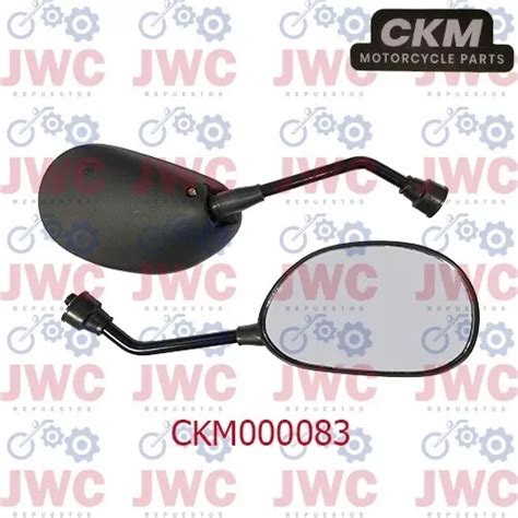 Espejo Para Gilera 110 Smash Ø 10 Mm Ckm Jwc 0083