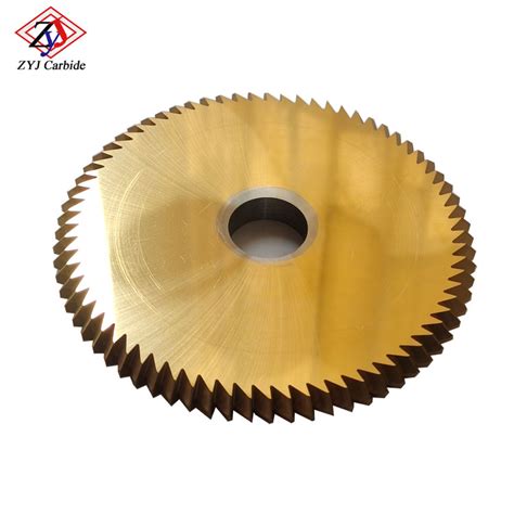 Qualified Solid Carbide Circular Saw Blades with Tin Coated