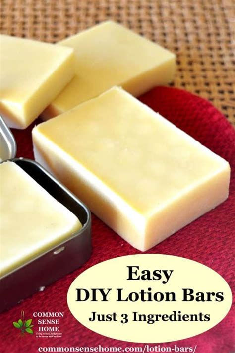 Lotion Bar Recipe Easy To Make With Just 3 Ingredients Recipe Lotion Bars Recipe Lotion