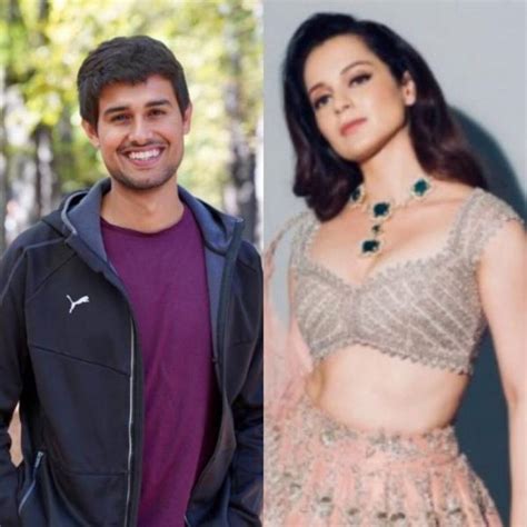 Bollywood News Kangana Ranaut Threatens Youtuber Dhruv Rathee After