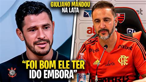 QUE HUMILDADE OLHA O QUE O GIULIANO FALOU SOBRE O VITOR PEREIRA