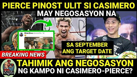 Casimero Vs Pierce Na Pierce Pinost Ang Picture Nila Ni Casimero