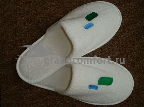 Гранд Комфорт - Тапочки махровые одноразовые с логотипом, тапочки для ...