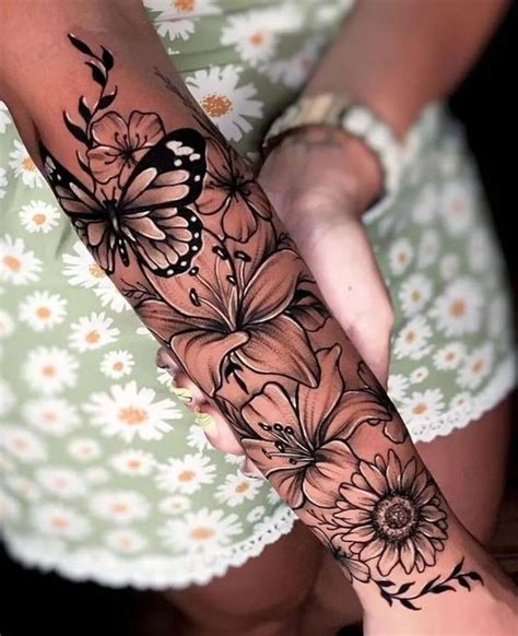 Half Sleeve Tattoos Forearm Women