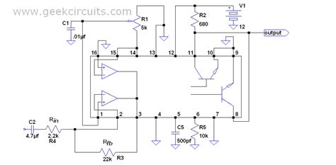 Class D Amp Using Tl494 Dc To Dc Converter Chip Geek Circuits