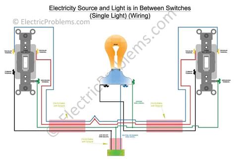 Wiring Schematic For 3 Way Light Switch Circuit Diagram