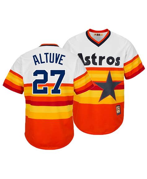 Majestic Mens José Altuve Houston Astros Cooperstown Player Replica