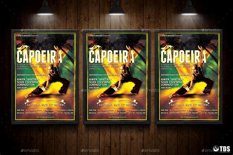 Capoeira Flyer Template By Lou606 Graphicriver