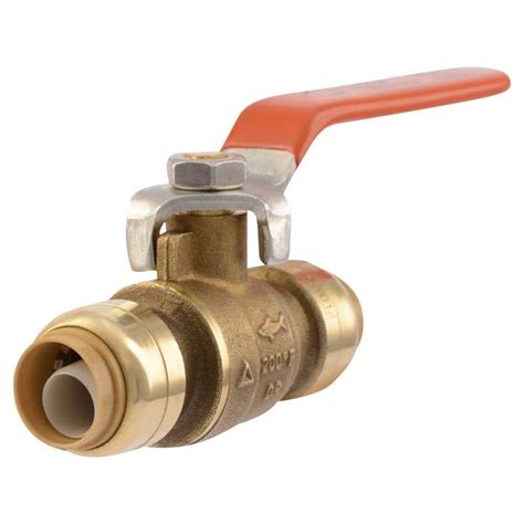 Sharkbite In Brass Push To Connect Ball Valve Lf The