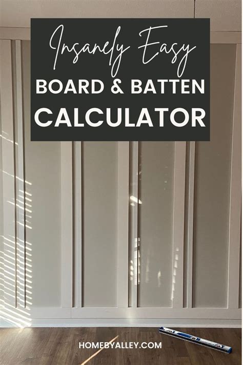 Board And Batten Spacing Calculator Room Accent Wall Bedroom Wall