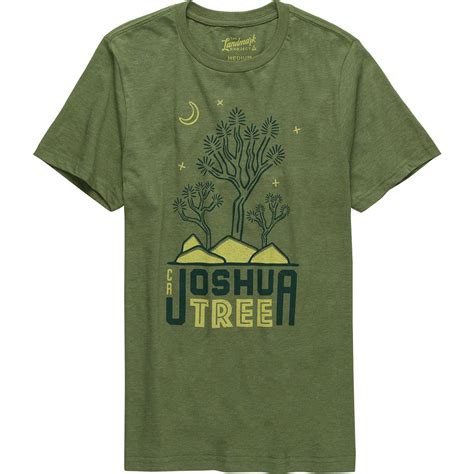 Landmark Project Joshua Tree Motif Short Sleeve T Shirt Mens Clothing