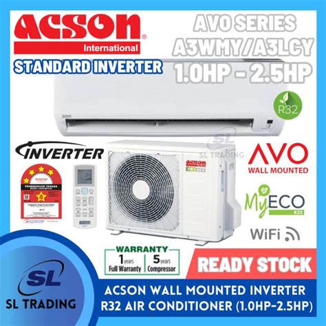 INSTALLATION ACSON A3WMY A3LCY AVO SERIES INVERTER R32 AIRCOND 1