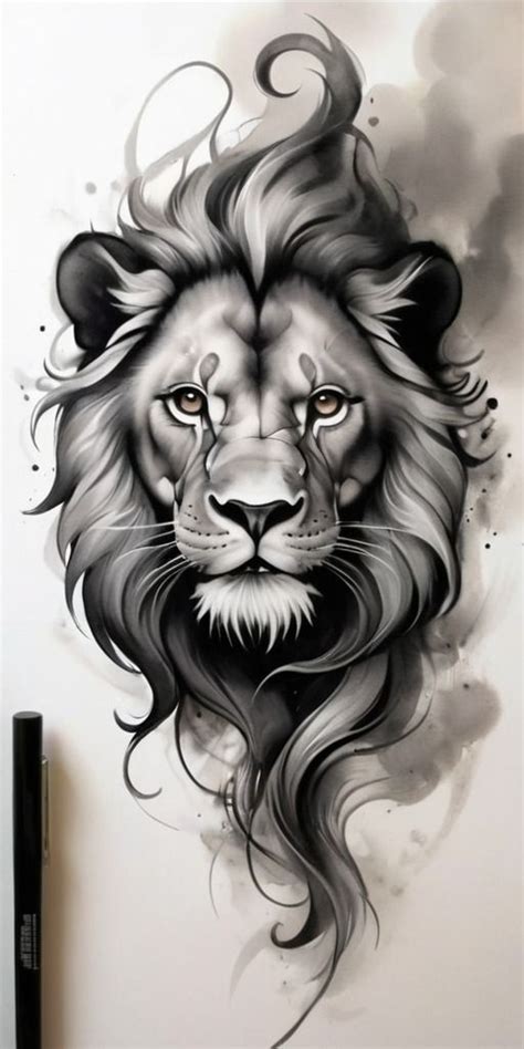 Lion Tattoo Design In Lion Tattoo Design Lion Head Tattoos