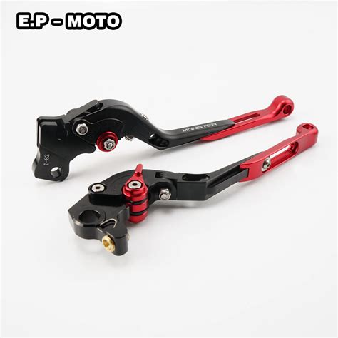 Motorcycle Cnc Adjuster Folding Extendable Brake Clutch Levers For