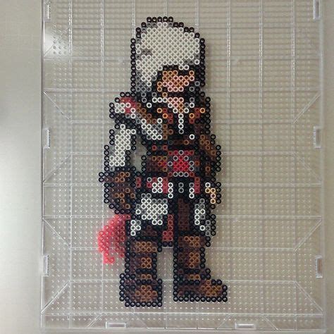 Ezio Assassin S Creed Perler Beads By Phonmunky Perler Bead Patterns