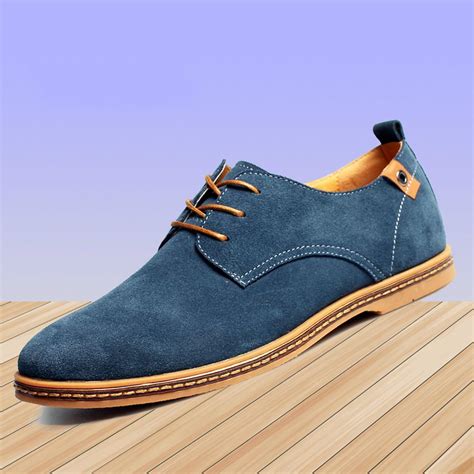 Buy Mens Casual Formal Oxfords Shoes Wing Tip Suede Leather Flats Shoes At Affordable Prices