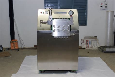 Bar Ss High Pressure Homogenizer For Food Processing Capacity