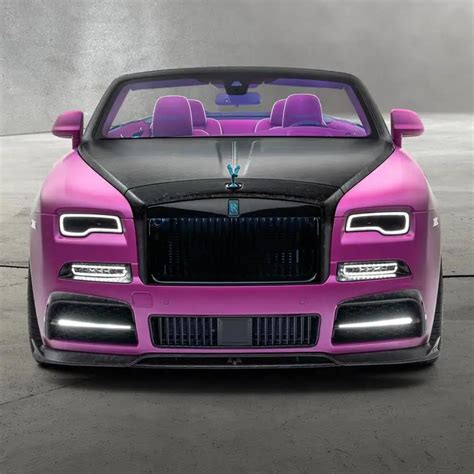 Pink Rolls Royce Dawn Cabriolet From The Tuner Mansory Design