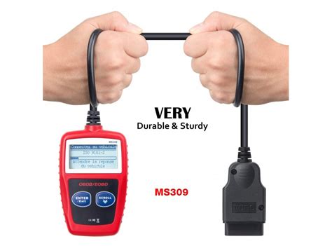 دستگاه دیاگ عیب یاب حرفه ای خودرو Obd Ii Obd2 مدل Ms309