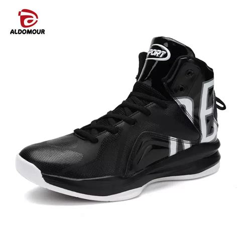 ALDOMOUR Mens Jongens Basketbal Schoenen Schoenen Plus Size39 46 Lace