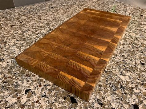 Cedar Cutting Board End Grain Butcher Block Large Wooden Etsy