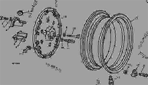 REAR WHEELS [02G17] - TRACTOR John Deere 5020 - TRACTOR - 5020 (S.N ...