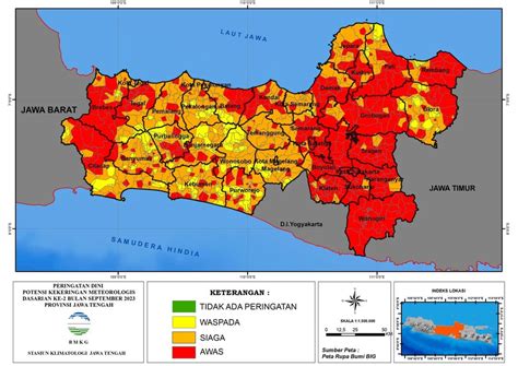 Peringatan Dini Bmkg Kabupaten Batang Jawa Tengah Berstatus Wilayah