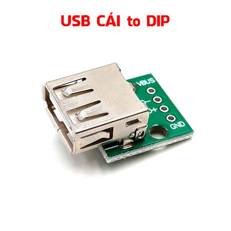 Mạch Chuyển Usb To 4 Chân Dip Usb 20 To 4 Chân Dip Lazadavn