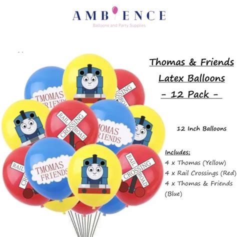 Thomas The Tank Engine And Friends Party Balloons Picclick Uk