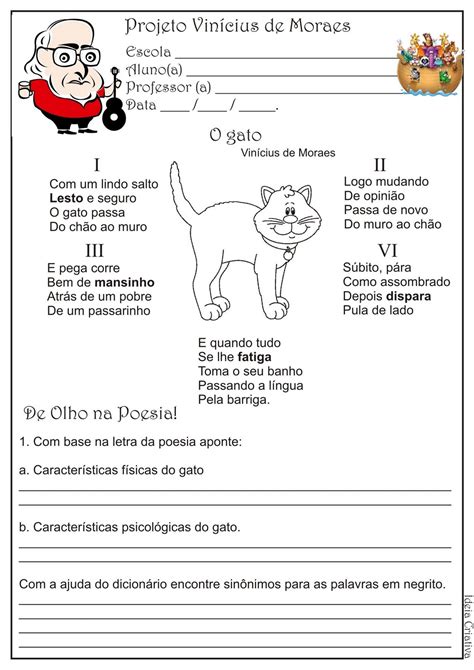 Poema De Gato Infantil