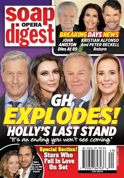 Soap Opera Digest December 05 2022 Magazine Get Your Digital Subscription